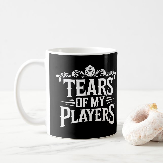 Taza De Café Lágrimas de mis jugadores (Con donut)