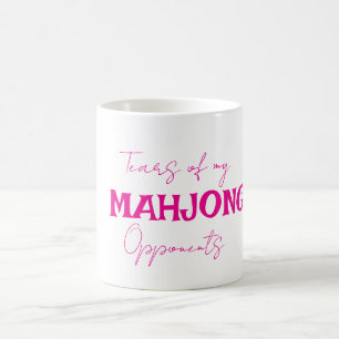 Taza De Café Lágrimas de mis oponentes de Mahjong divertidas
