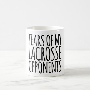 Taza De Café Lágrimas De Mis Oponentes Lacrosse
