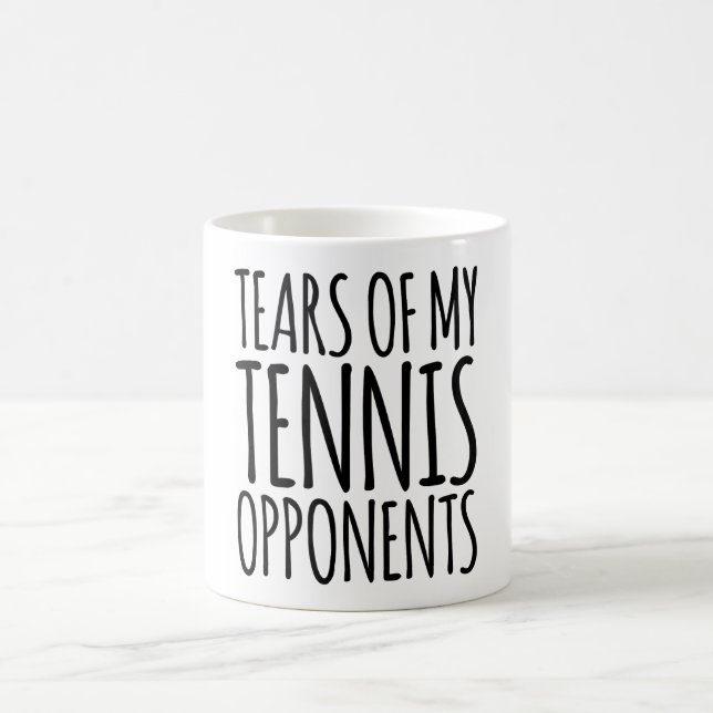 Taza De Café Lágrimas De Mis Opositores De Tenis (Centro)