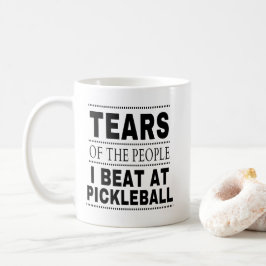 Taza De Café Lágrimas Divertidas De Las Personas Que Derroto En