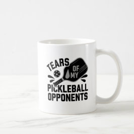 Taza De Café Lágrimas divertidas de mi tipografía de opositores