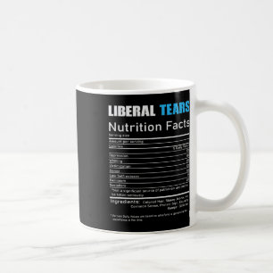 Taza De Café Lágrimas Liberales Regalo Republicano Anti Liberal