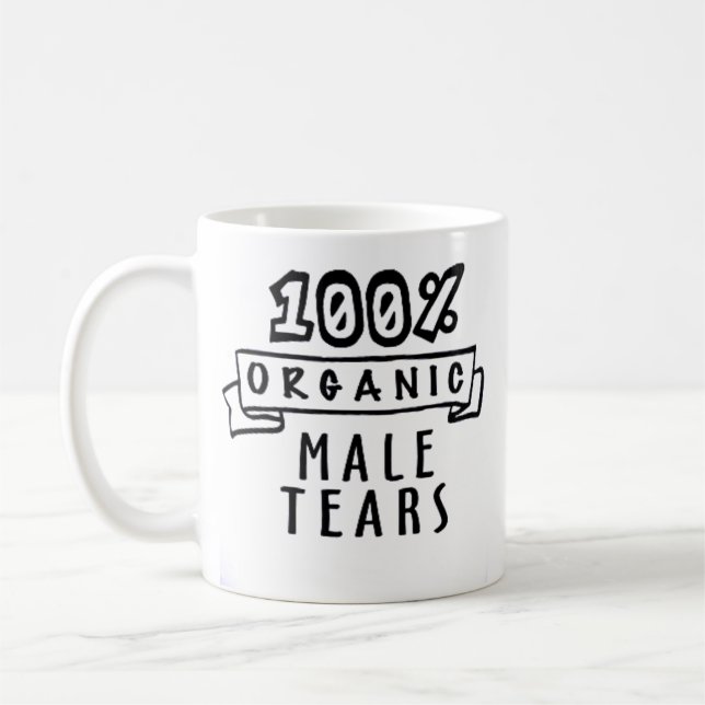 TAZA DE CAFÉ LÁGRIMAS MASCULINAS (Izquierda)