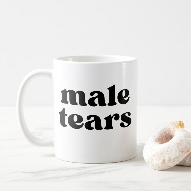 Taza De Café Lágrimas masculinas (Con donut)