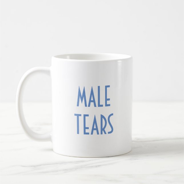 TAZA DE CAFÉ LÁGRIMAS MASCULINAS (Izquierda)