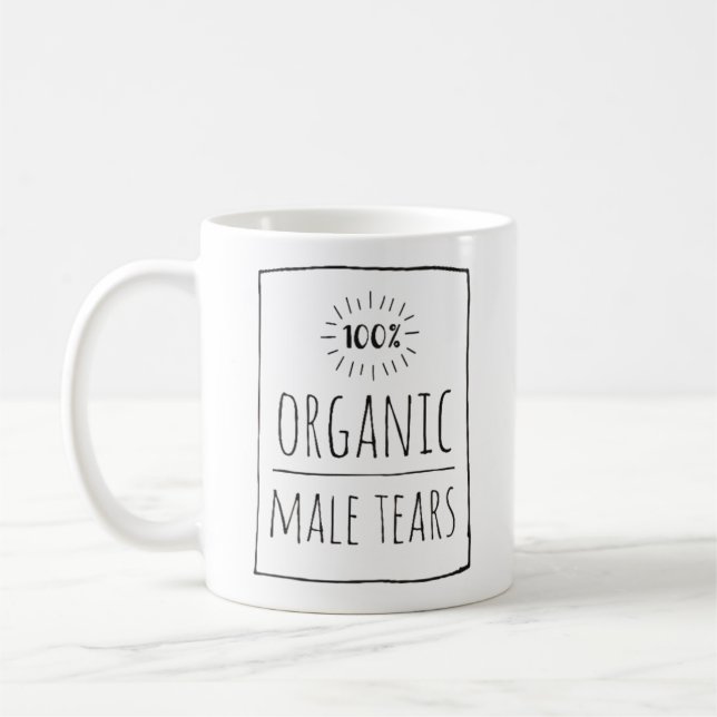 TAZA DE CAFÉ LÁGRIMAS MASCULINAS (Izquierda)