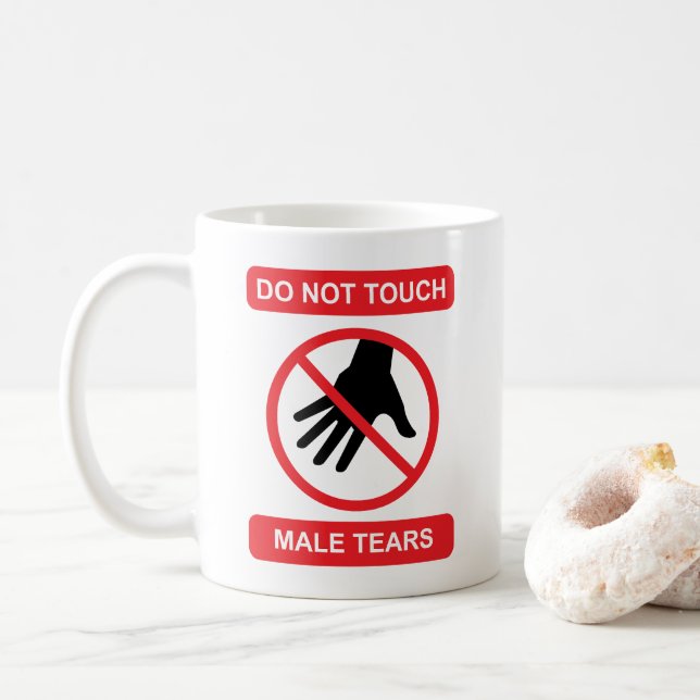Taza De Café Lágrimas masculinas (Con donut)