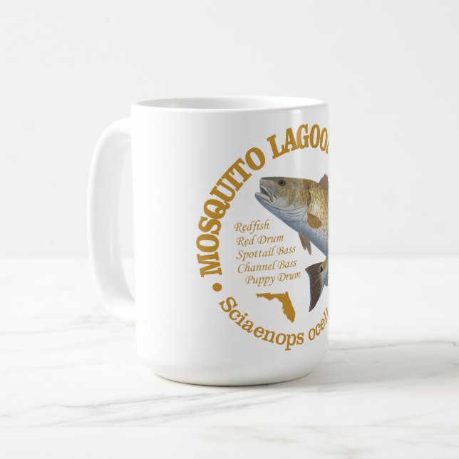 Taza De Café Laguna de mosquitos (pelirrojos) (Anverso izquierdo)
