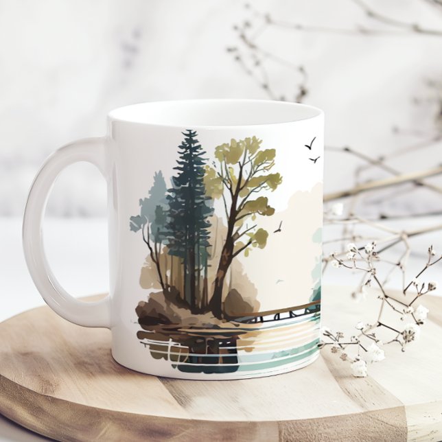 Taza De Café Lake Cabin Camper Fun Summer (Subido por el creador)
