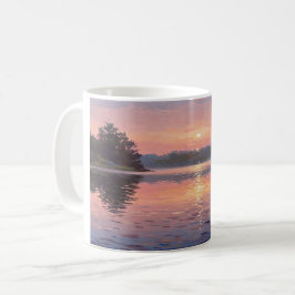 Taza De Café Lake During Dusk