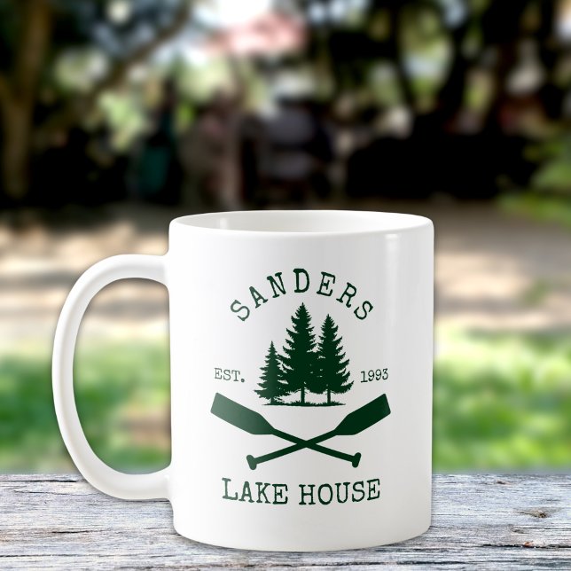 Taza De Café Lake House Nautical Rustic Boat oars (Subido por el creador)
