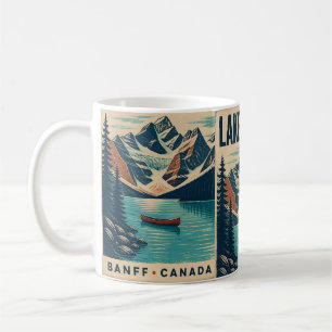Taza De Café Lake Louise Banff Canada Vintage Travel