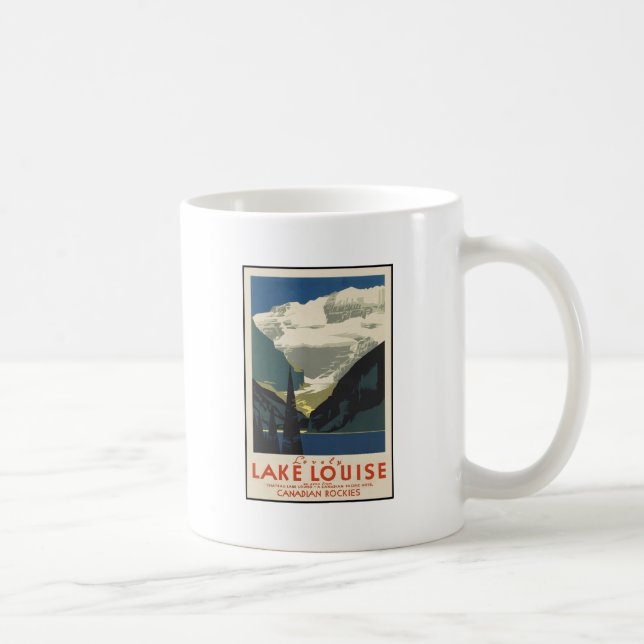 Taza De Café Lake Louise precioso (Derecha)