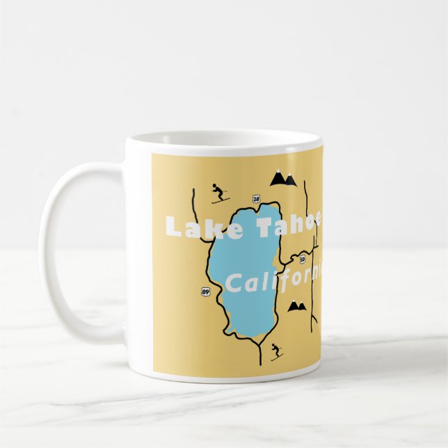 Taza De Café Lake Tahoe Coffee Mug (Izquierda)