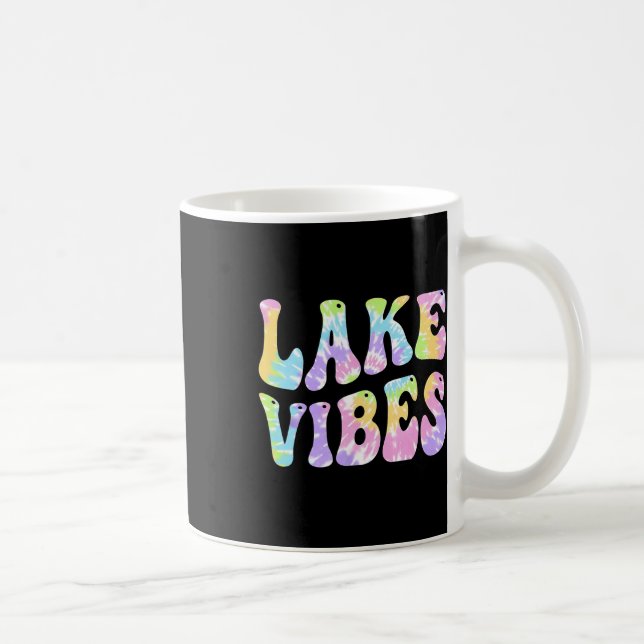 Taza De Café Lake Vibes Curiosa Pescadora Mujeres Vela (Derecha)