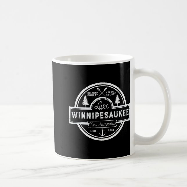 Taza De Café Lake Winnipesaukee New Hampshire Men Women Camng  (Derecha)