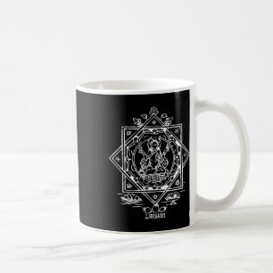 Taza De Café Lakshmi Diosa India de la Riqueza Hinduismo Yantra