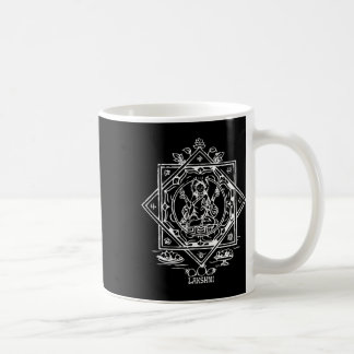 Taza De Café Lakshmi Diosa India de la Riqueza Hinduismo Yantra