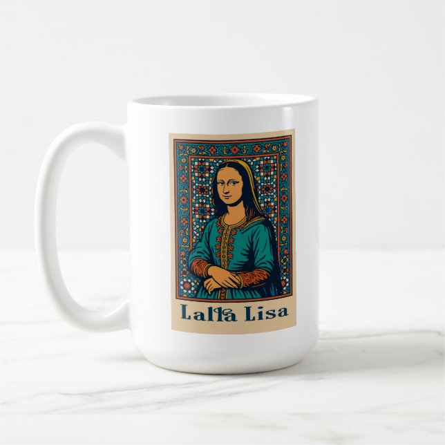 Taza De Café Lalla lisa - Retrato Muse marroquí (Izquierda)
