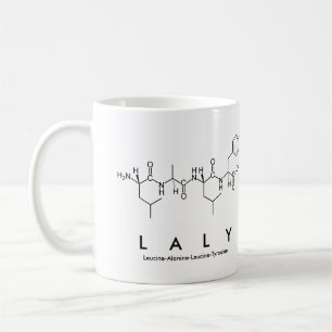 Taza De Café Laly peptide nombre mug