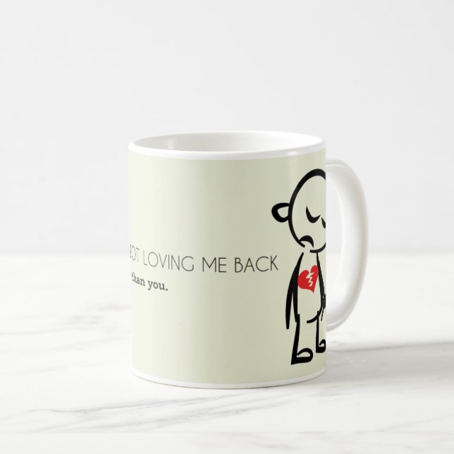 Taza De Café Lamentar y amar: Cita de relaciones audaces (Anverso derecho)