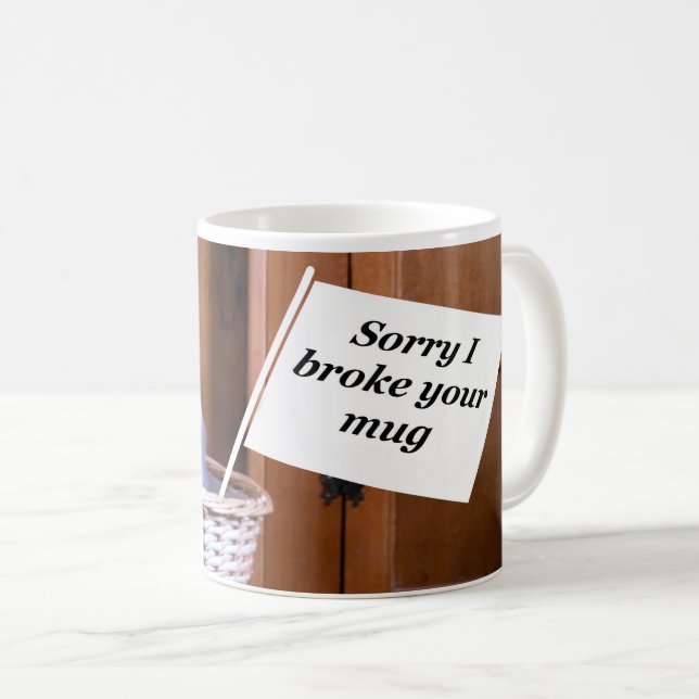 Taza De Café Lamento haber roto tu mugre (Anverso derecho)