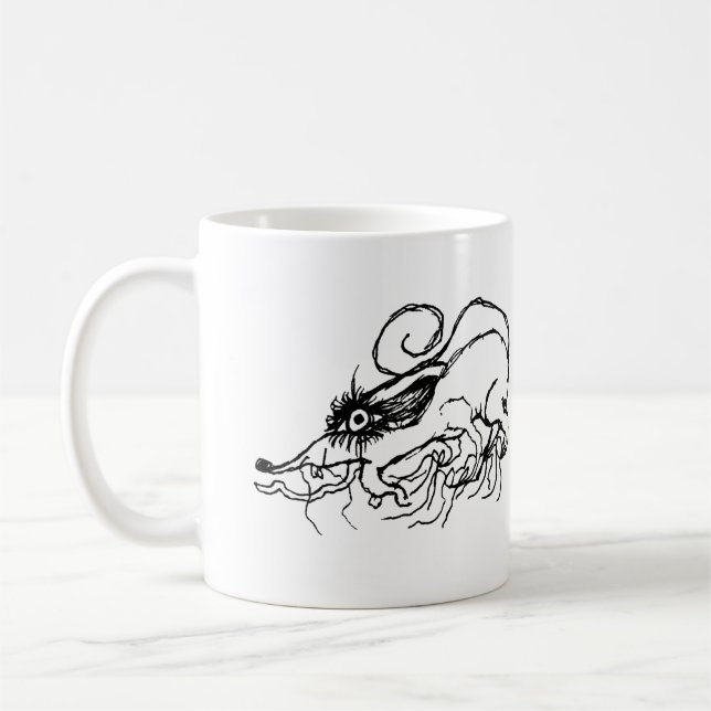 Taza De Café lamiendo (Izquierda)