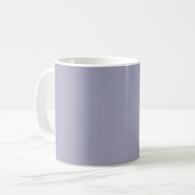 Taza De Café Lámina de color sólido Lavanda Languida (Anverso izquierdo)