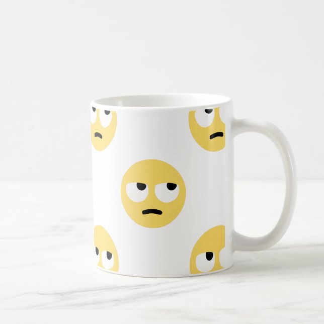 Taza De Café laminación de ojos de emoji (Derecha)