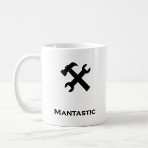 Taza De Café Lámpara de martillo Mantastic negro