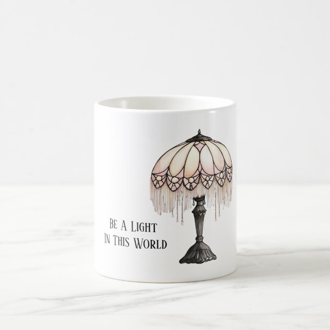 Taza De Café Lámpara Sé Una Luz (Centro)