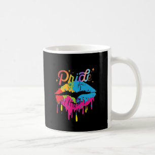 Taza De Café Lámparas de arcoiris con orgullo LGBTQ Levadur
