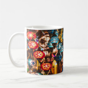 Taza De Café Lámparas turcas: arte de cristal de mosaico
