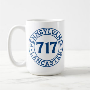 Taza De Café Lancaster Pennsylvania código de área 717