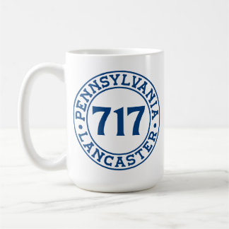 Taza De Café Lancaster Pennsylvania código de área 717