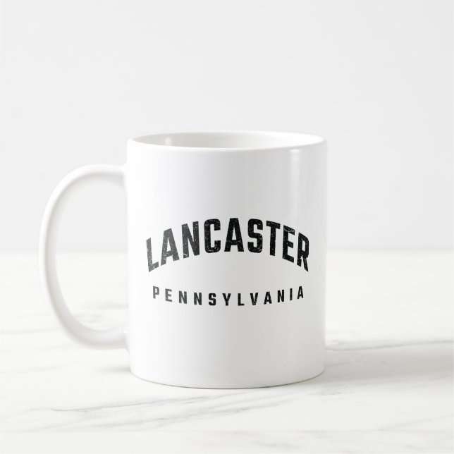 Taza De Café Lancaster Pennsylvania PA (Izquierda)
