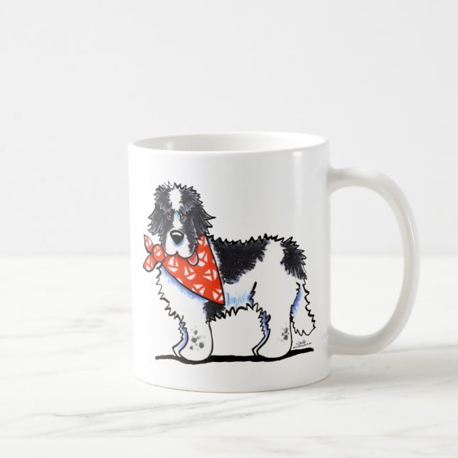 Taza De Café Landeer Newfie Sailor (Derecha)