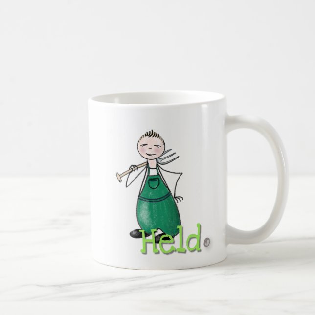 Taza De Café Landwirt Farmer Bauer Bio Tasse Mug Held Punkt (Derecha)