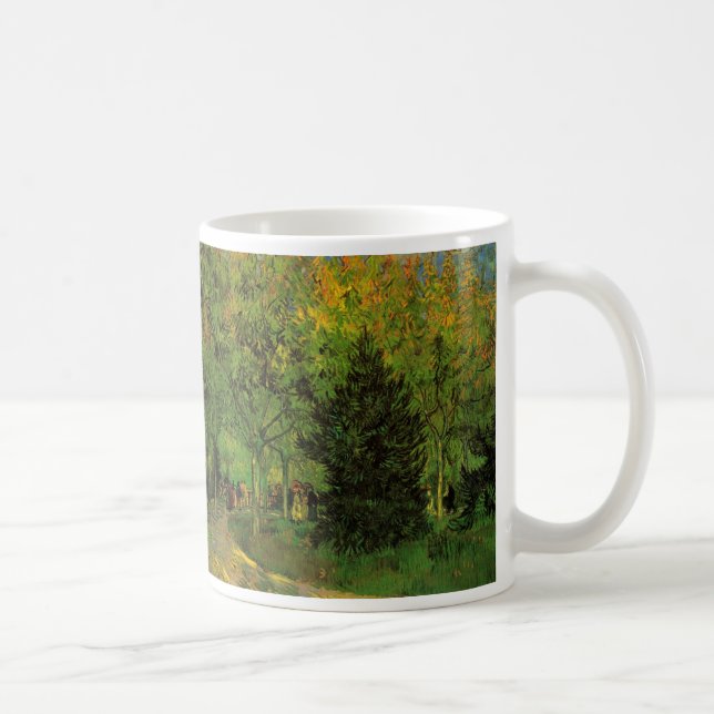 Taza De Café Lane in Public Garden, Arles de Vincent van Gogh (Derecha)