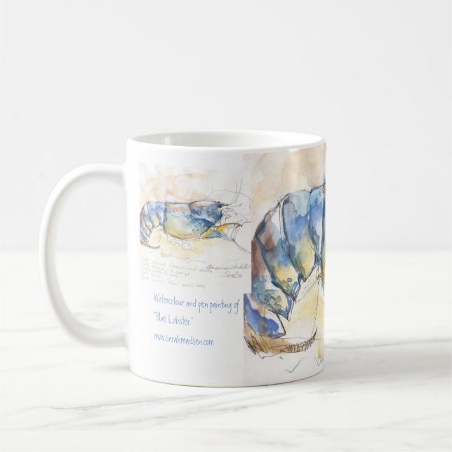 Taza De Café Langosta azul (Izquierda)