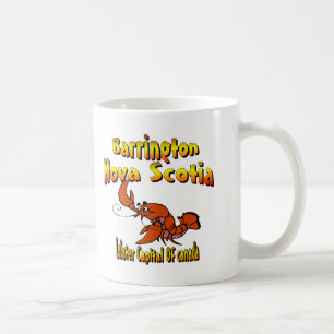 Taza De Café Langosta de Barrington Nueva Escocia Canadá