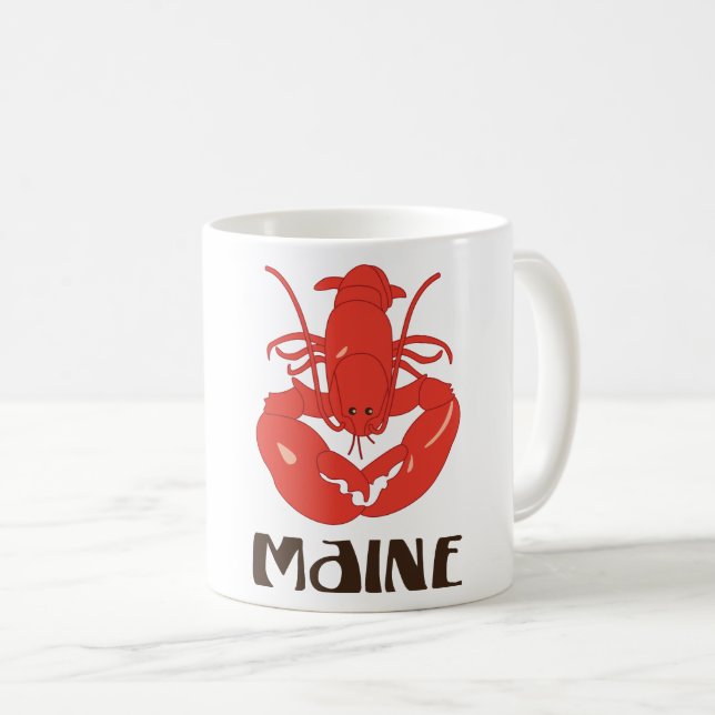 Taza De Café Langosta de Maine (Anverso derecho)