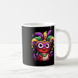Taza De Café Langostinos Hervir Mardi Gras Costume Mascarada Ho