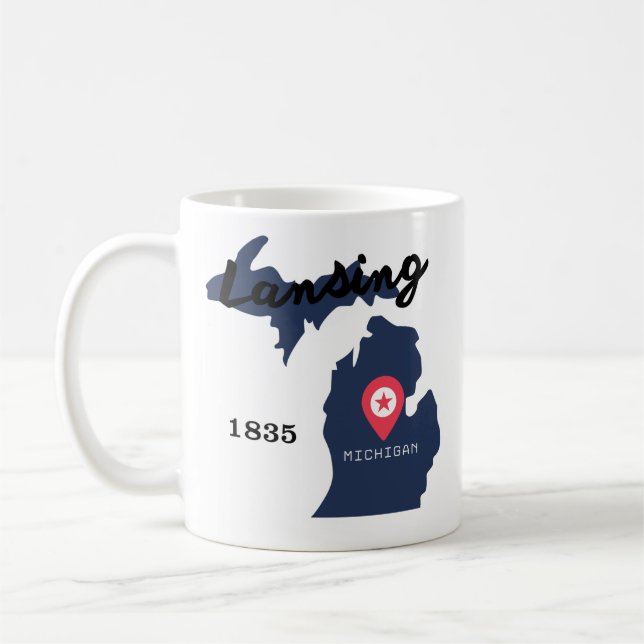 Taza De Café Lansing coffee mug  (Izquierda)