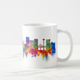 Taza De Café Lansing Michigan Skyline