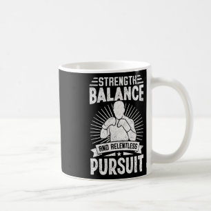 Taza De Café Lanza de fuerza y persecución implacable Lucha de