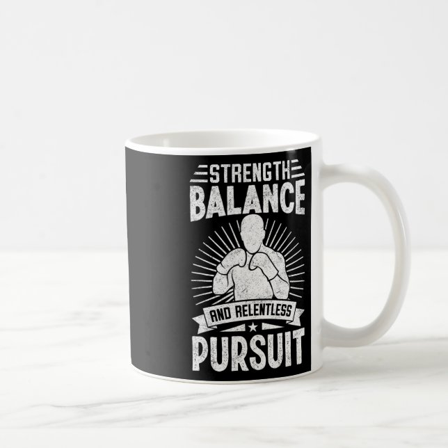 Taza De Café Lanza de fuerza y persecución implacable Lucha de  (Derecha)