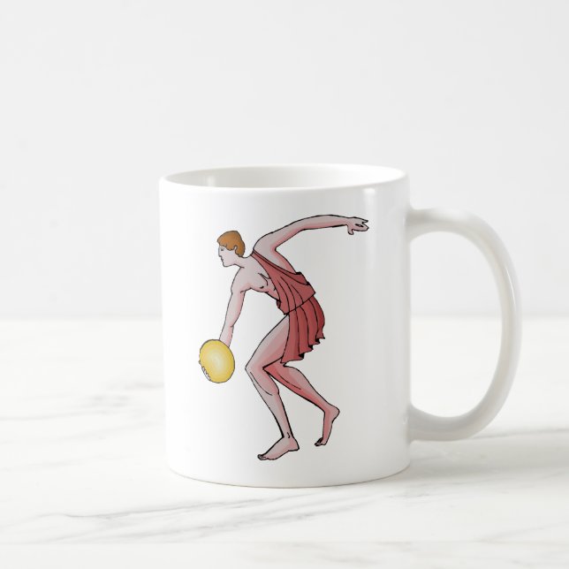Taza De Café Lanzador de disco 396 A.C. (Derecha)