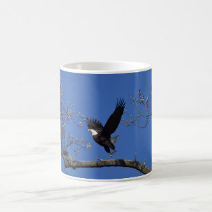 Taza De Café Lanzamiento de Eagle calvo